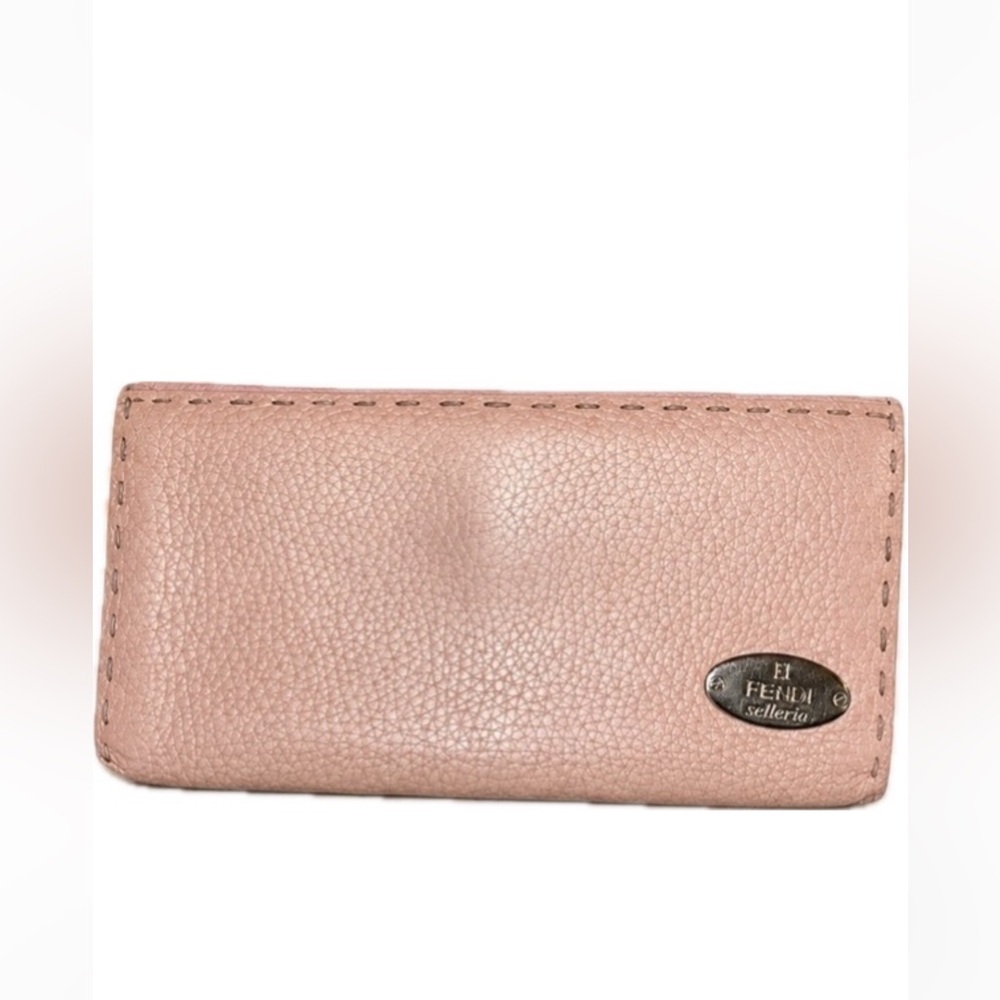 Fendi Pink Leather Wallet